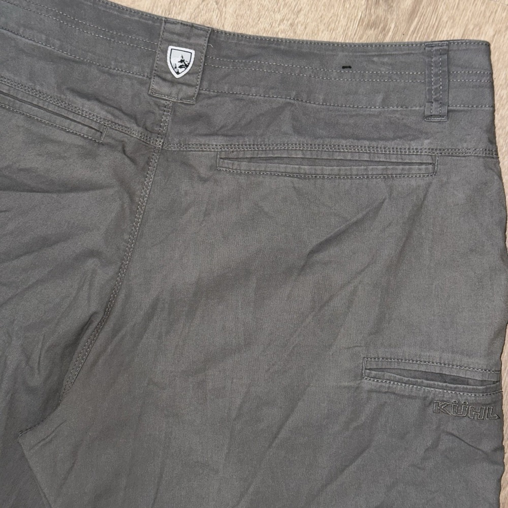 Kuhl Resistor Lite Chino Shorts Men's 36 8" Dark Grey Stretch Performance